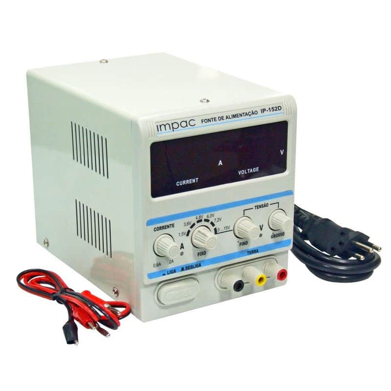 Fonte de Alimentação Digital 15V 2A - IP152D