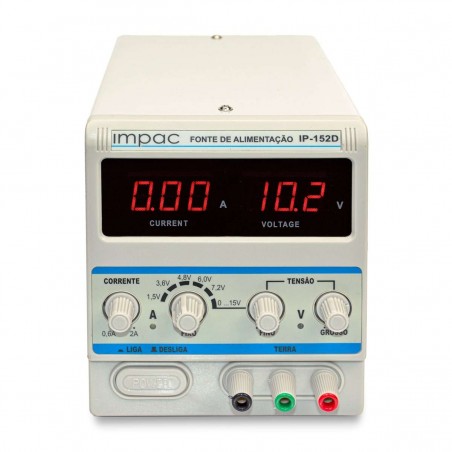 Fonte de Alimentação Digital 15V 2A - IP152D