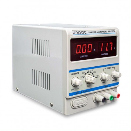 Fonte de Alimentação Digital 15V 2A - IP152D