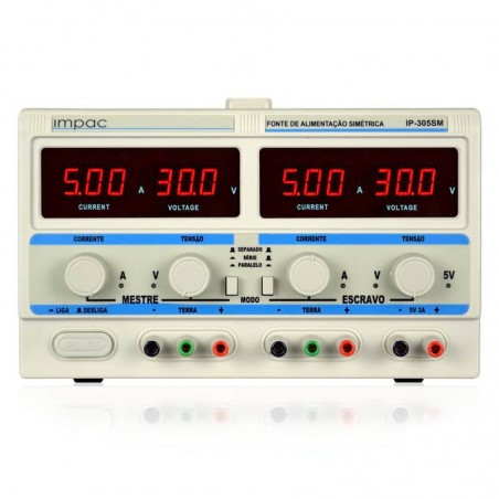 Fonte Alimentação Simétrica 30V 5A - IP305SM