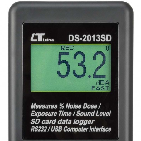 Dosímetro de Ruído DS-2013SD Lutron NR15 LTCAT PPP