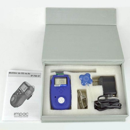 Detector Oxigênio Espaços Confinados NR33 Medidor de Oxigênio Impac