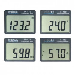 Decibelimetro Luximetro Higrometro Termometro Digital Multifunção IP-410 Impac 2