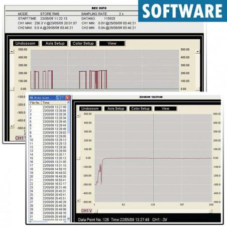 Datalogger de Tensão ou Corrente AC True RMS DT-175 Impac