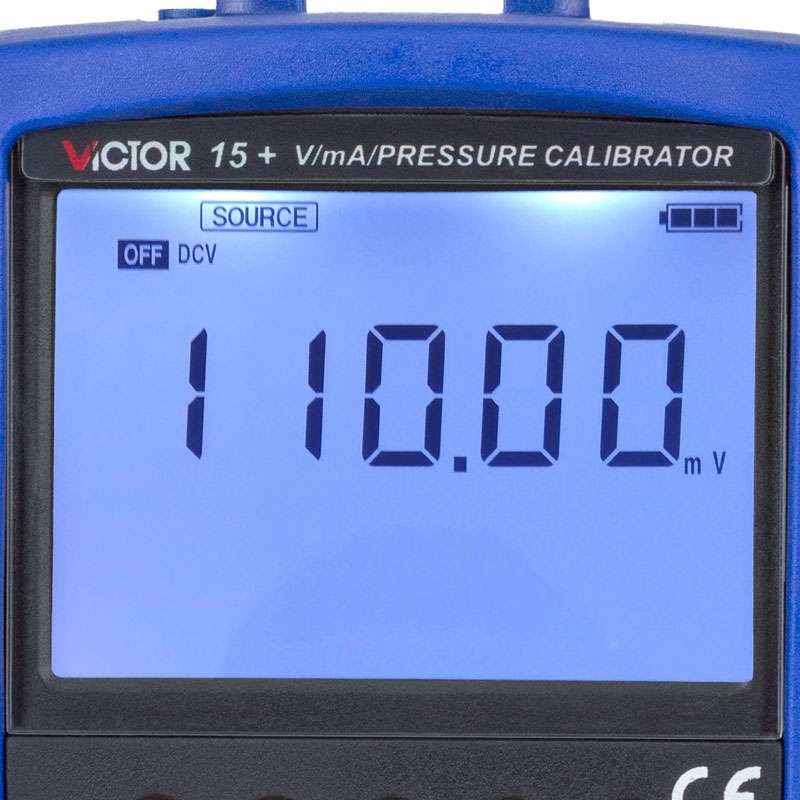 Calibrador Medidor Tensão Corrente CC Frequência e Pulso