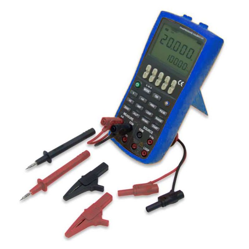 Calibrador Medidor Tensão Corrente CC Frequência e Pulso