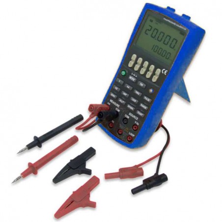 Calibrador Medidor Tensão Corrente CC Frequência e Pulso
