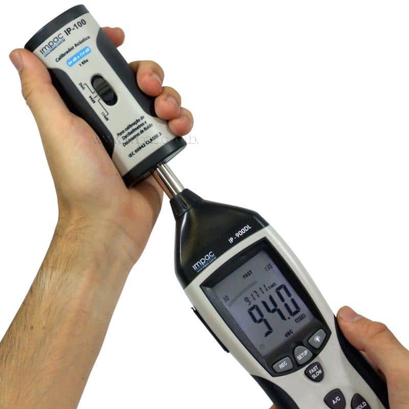 Calibrador Acústico para Decibelímetro e Dosímetro Impac IP-100