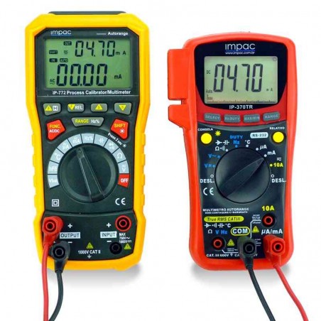 Calibrador 4 a 20 mA tensão 10V para CLP Processo  multímetro IP-772 Impac