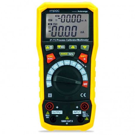 Calibrador 4 a 20 mA tensão 10V para CLP Processo  multímetro IP-772 Impac