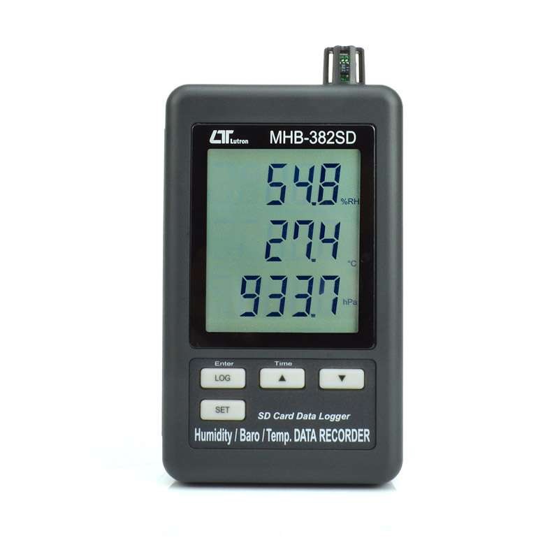 Barômetro Termo Higro Digital Datalogger MHB-382SD Medição Pressão atmosférica