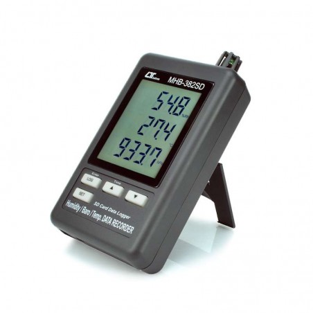 Barômetro Termo Higro Digital Datalogger MHB-382SD Medição Pressão atmosférica