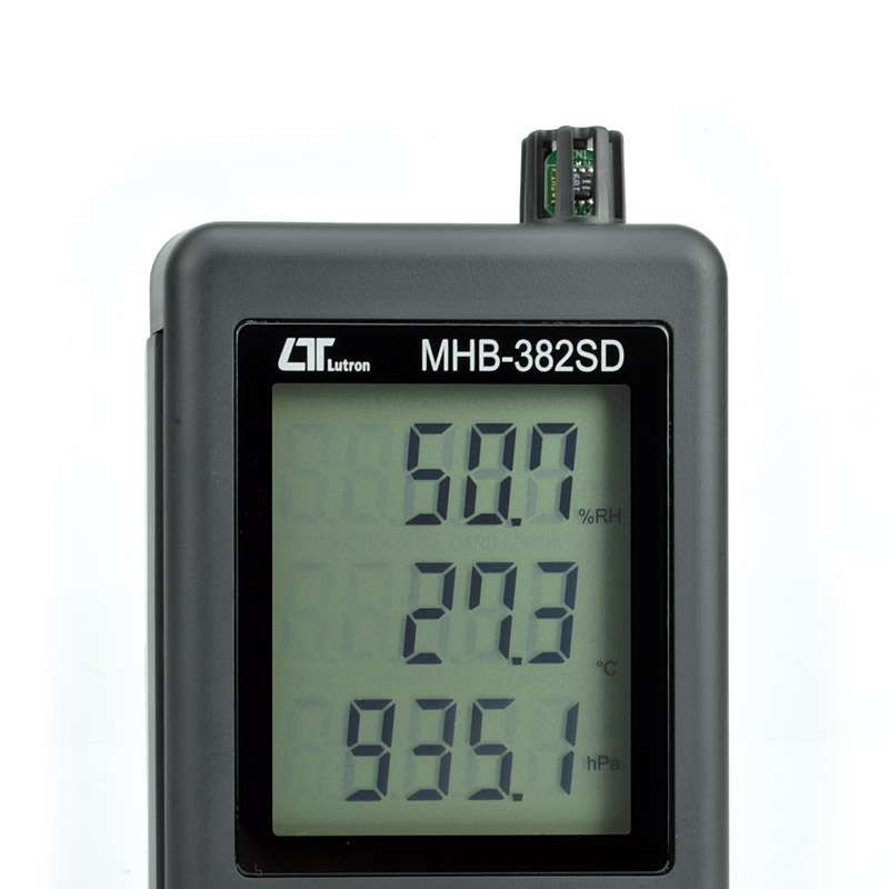 Barômetro Termo Higro Digital Datalogger MHB-382SD Medição Pressão atmosférica