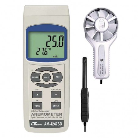Anemômetro hélice metálica AM-4247SD