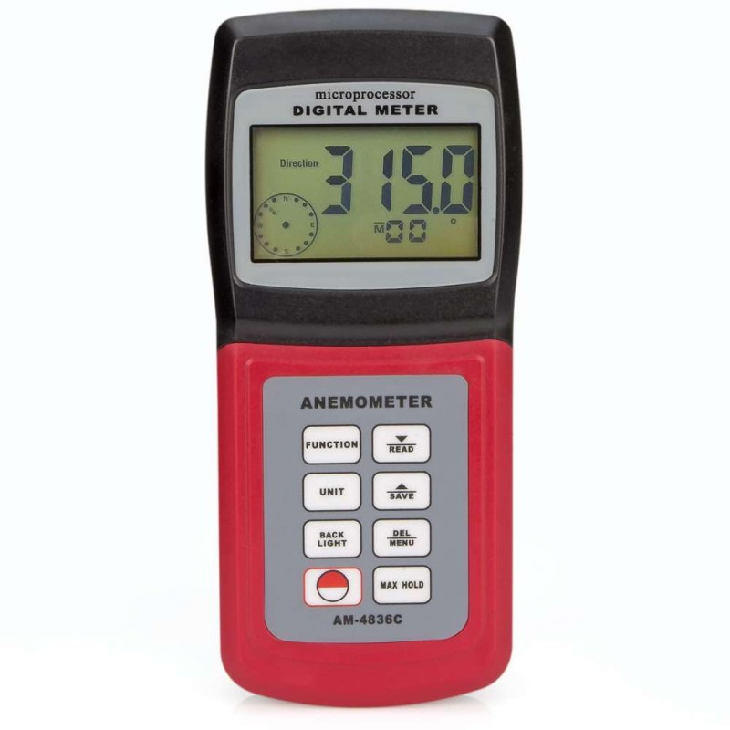 Anemômetro Grua e Guindaste Medição Velocidade do Vento