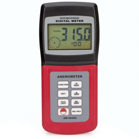 Anemômetro Grua e Guindaste Medição Velocidade do Vento