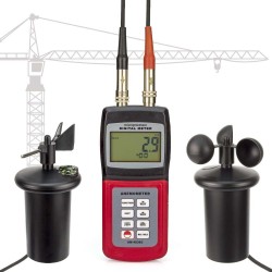 Anemômetro Grua e Guindaste Medição Velocidade do Vento