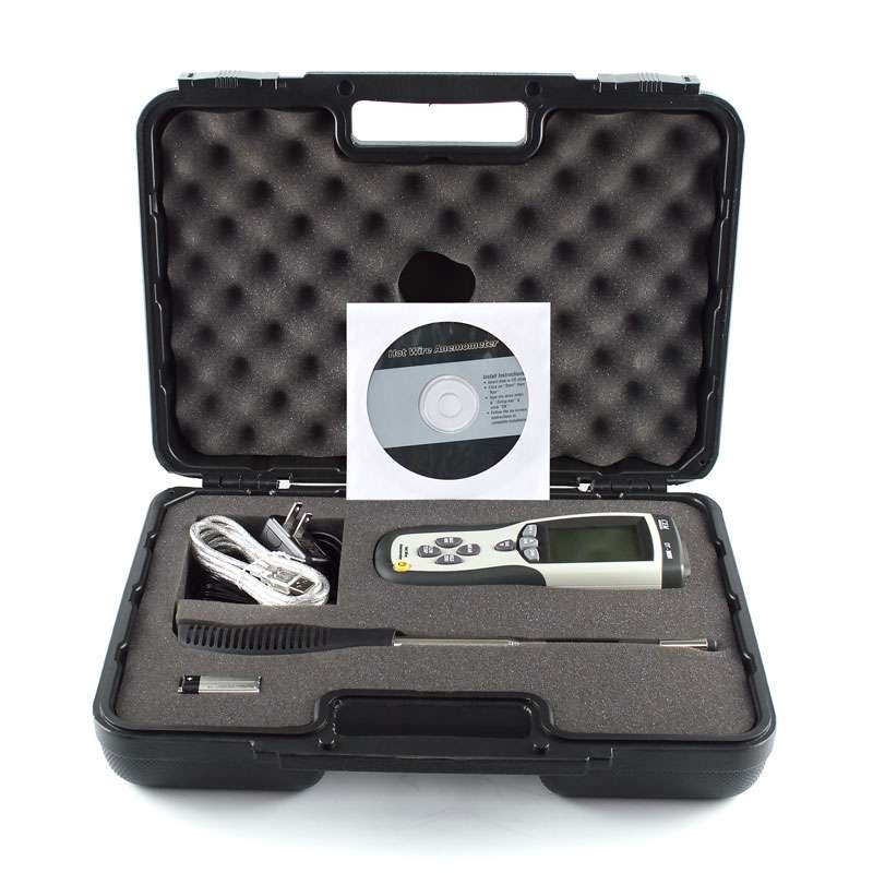 Anemômetro Fio Quente Digital Hot Wire IP 8880 Impac