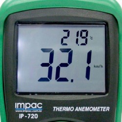 Anemômetro Digital IP720 ( Hélice Remota ) Impac 2