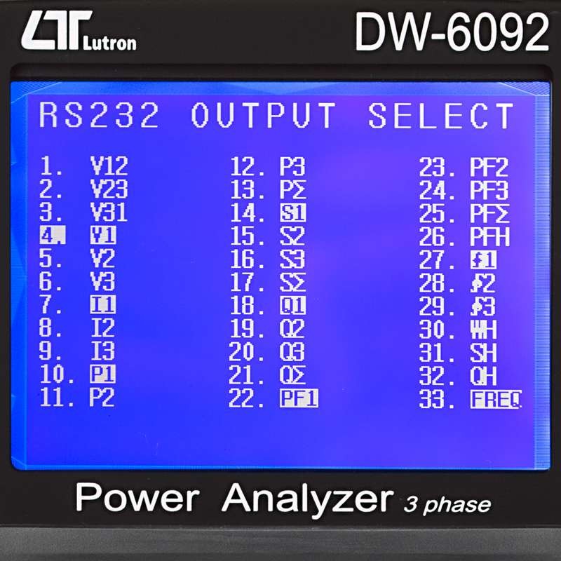 Analisador de Energia Trifásico DW-6092 Lutron