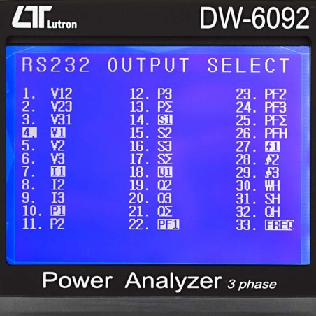 Analisador de Energia Trifásico DW-6092 Lutron